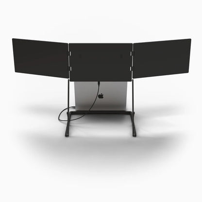Triple Screen Laptop Monitor Setup